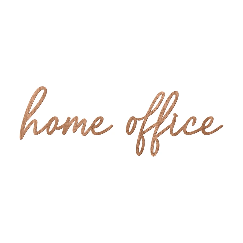 Houten Wanddecoratie Mahoniefineer Home Office 