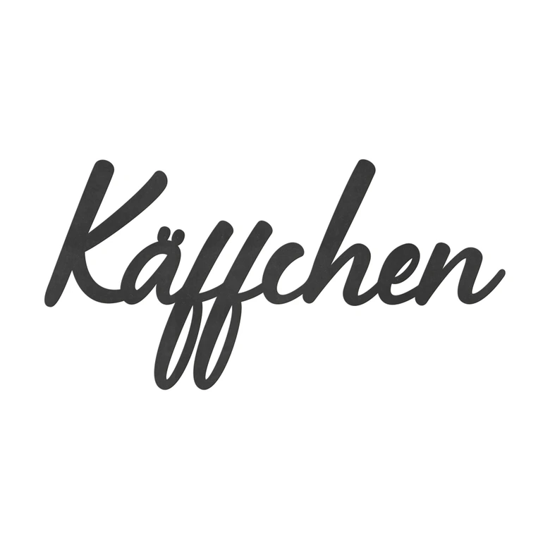 3D Schriftzug Käffchen - MDF Deko  
