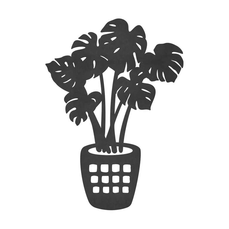 MDF Decoratie Monstera Plant 