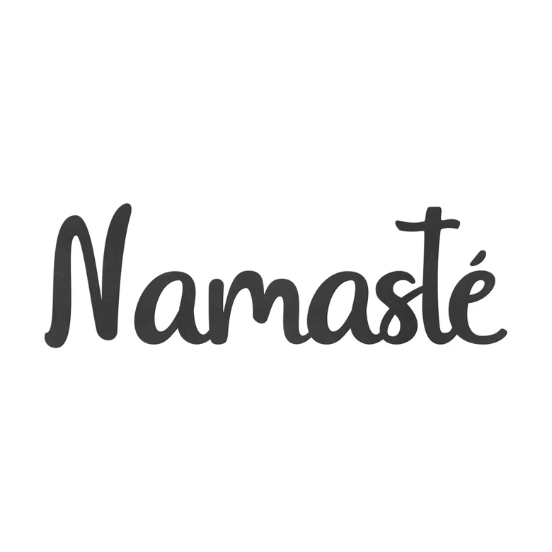 Décoration en bois MDF Namasté 