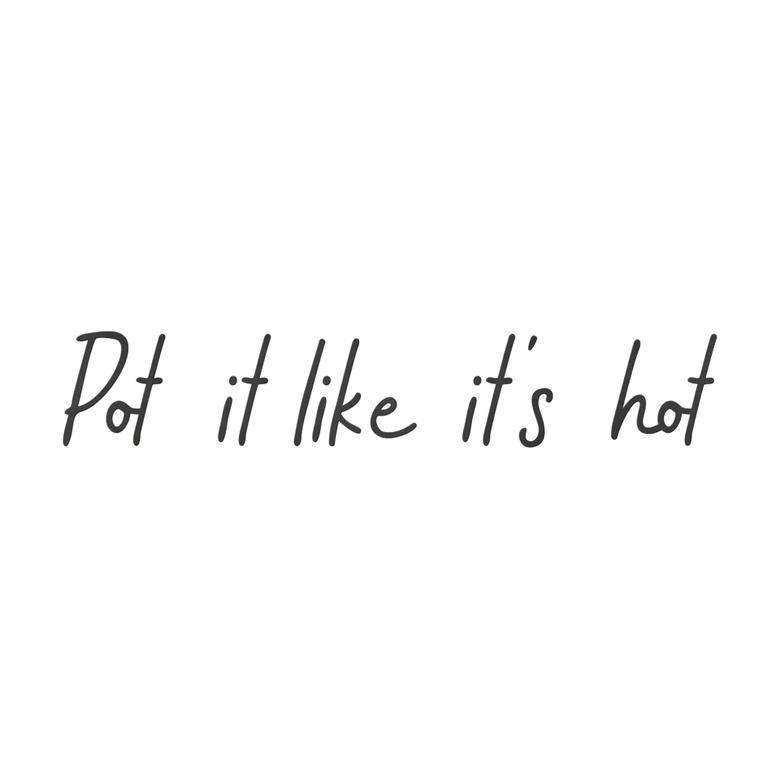 MDF Decoratie Pot it like it's hot 
