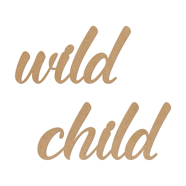 MDF-dekoration Wild Child 