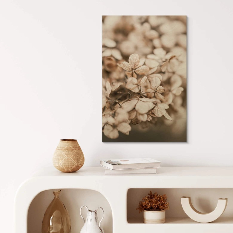 Holzbild Annie - Samtblüten 