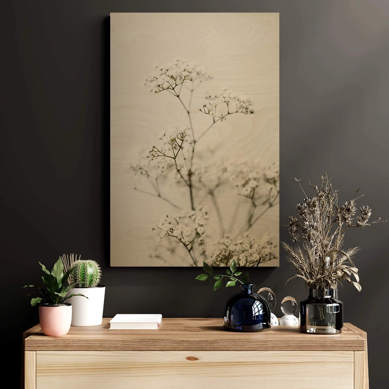 Cuadro de madera Annie - Perifollo de los prados 