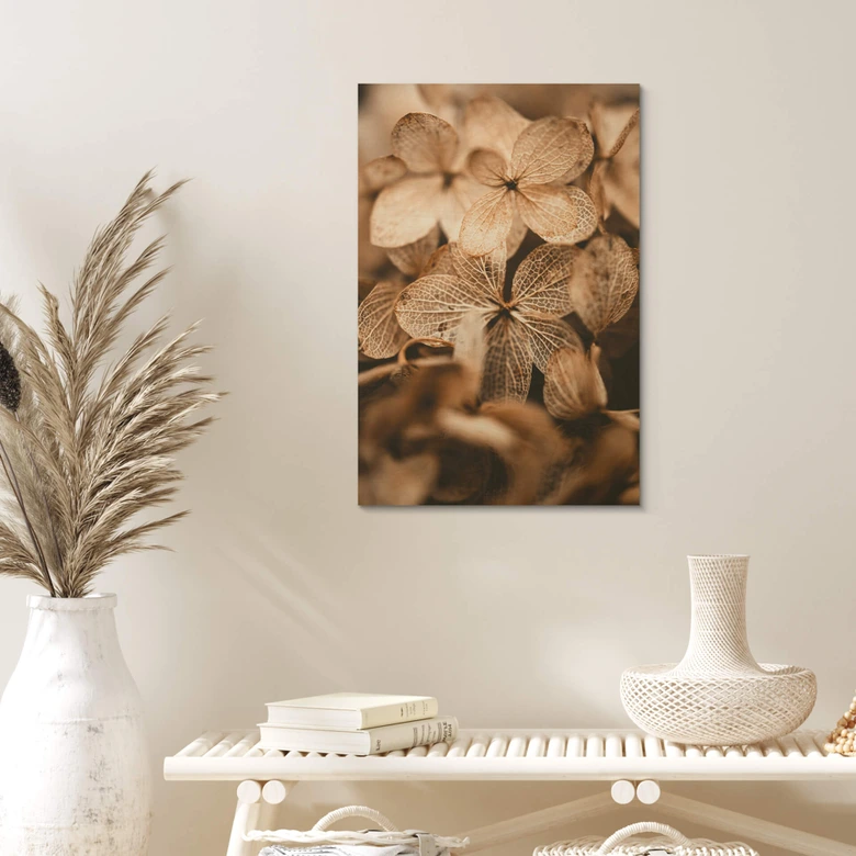 Cuadro de madera Annie - Flores delicadas 