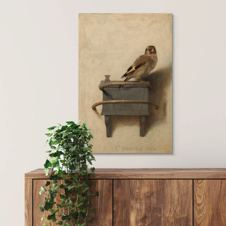 Houten Poster Fabritius - het Puttertje 