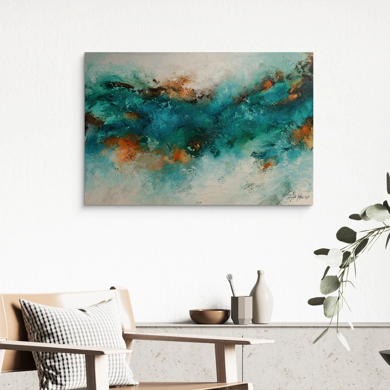 Houten Poster - Bevroren water - Fedrau 