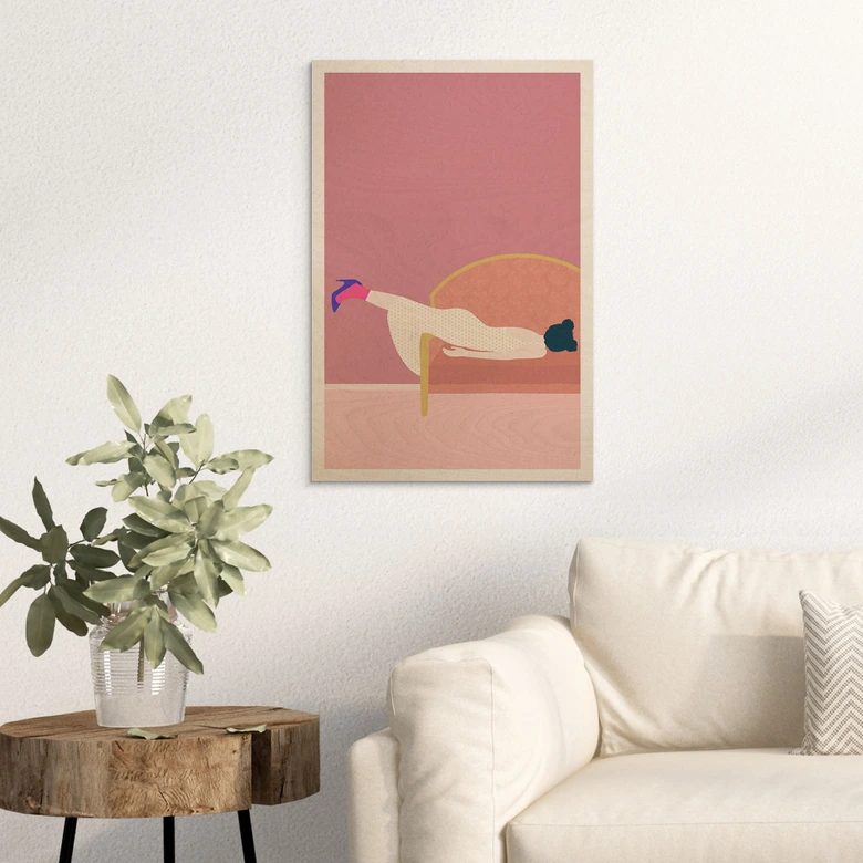 Tableau sur bois Maddies Mood - Jota de jai 