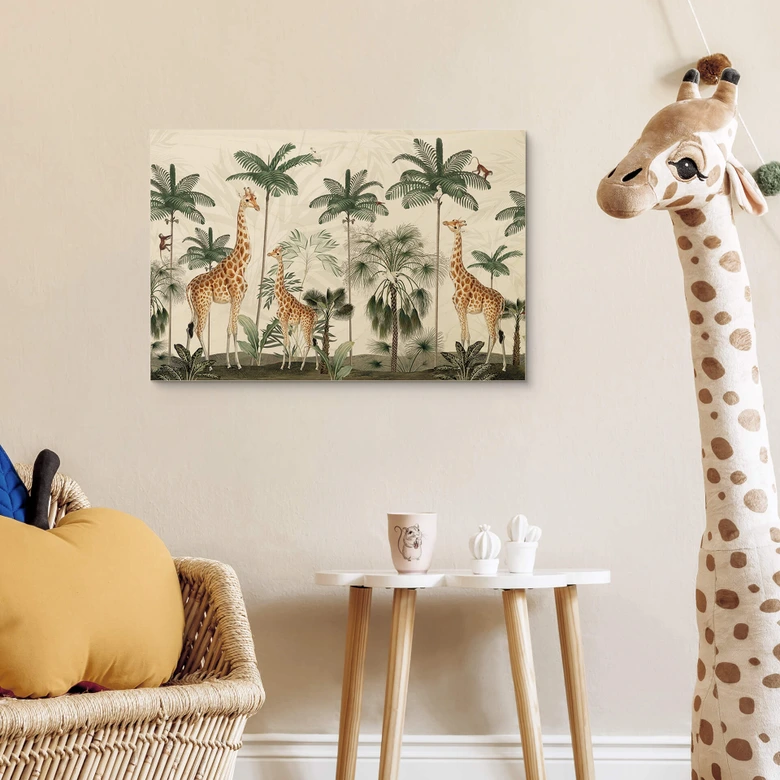 Holzbild Kikki Belle - Die Giraffen 