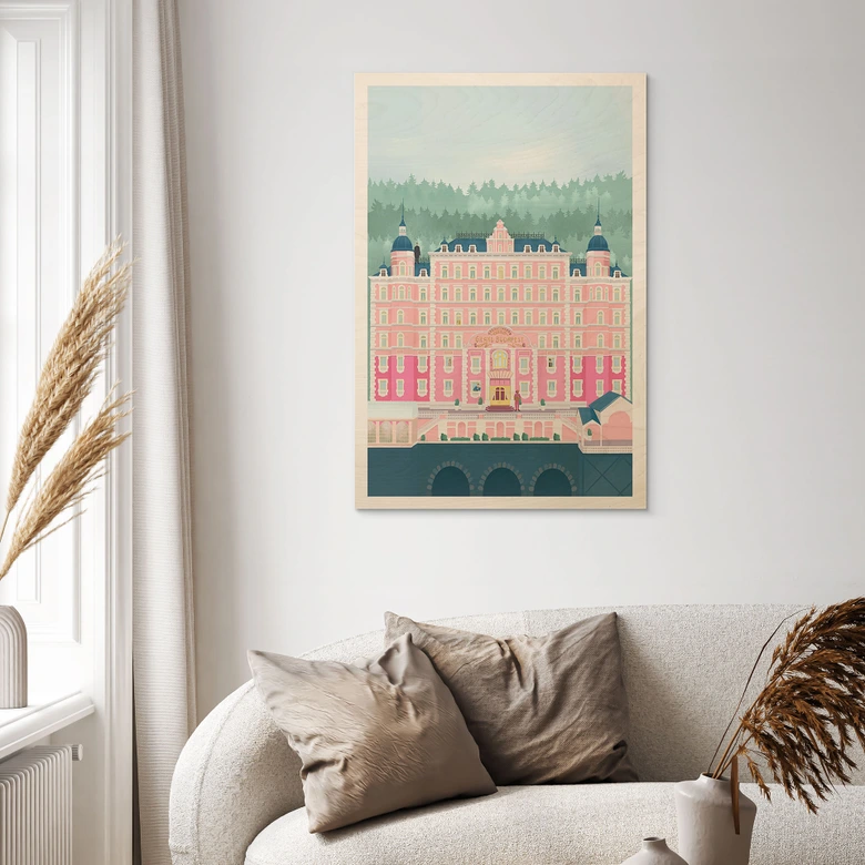 Holzbild Grand Budapest Hotel - Lizde 