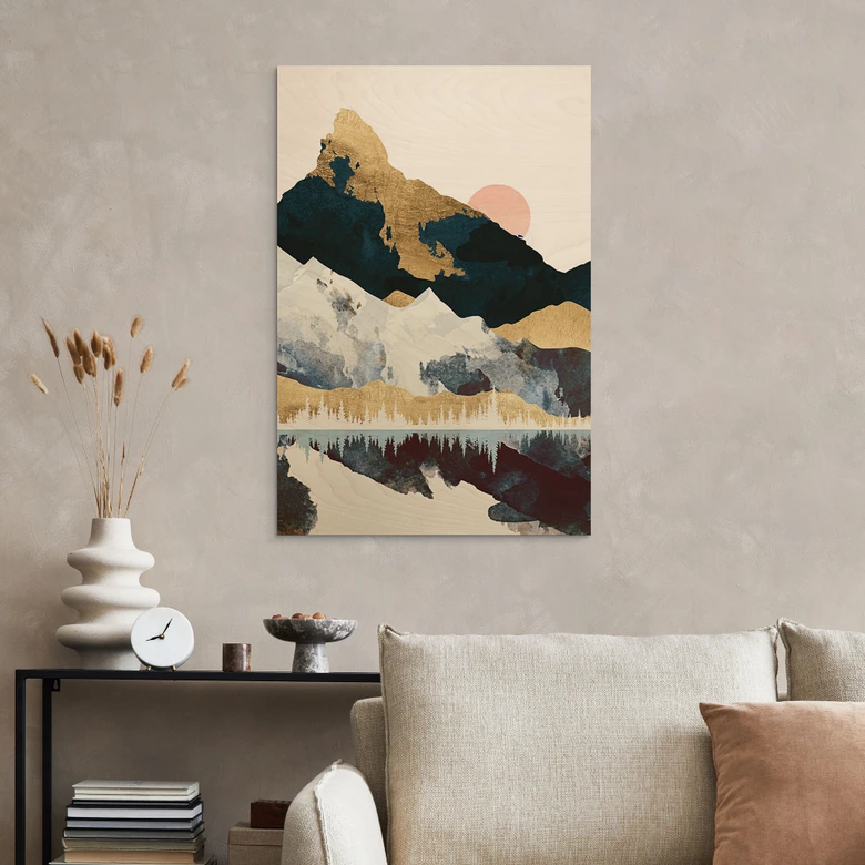 Billede af træ med refleksion af et vinterlandskab - SpaceFrog Designs 