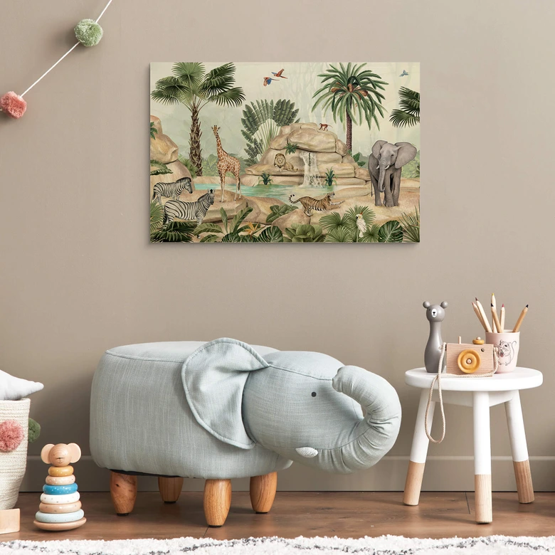 Houten Poster Kikki Belle - Jungle Paradise 