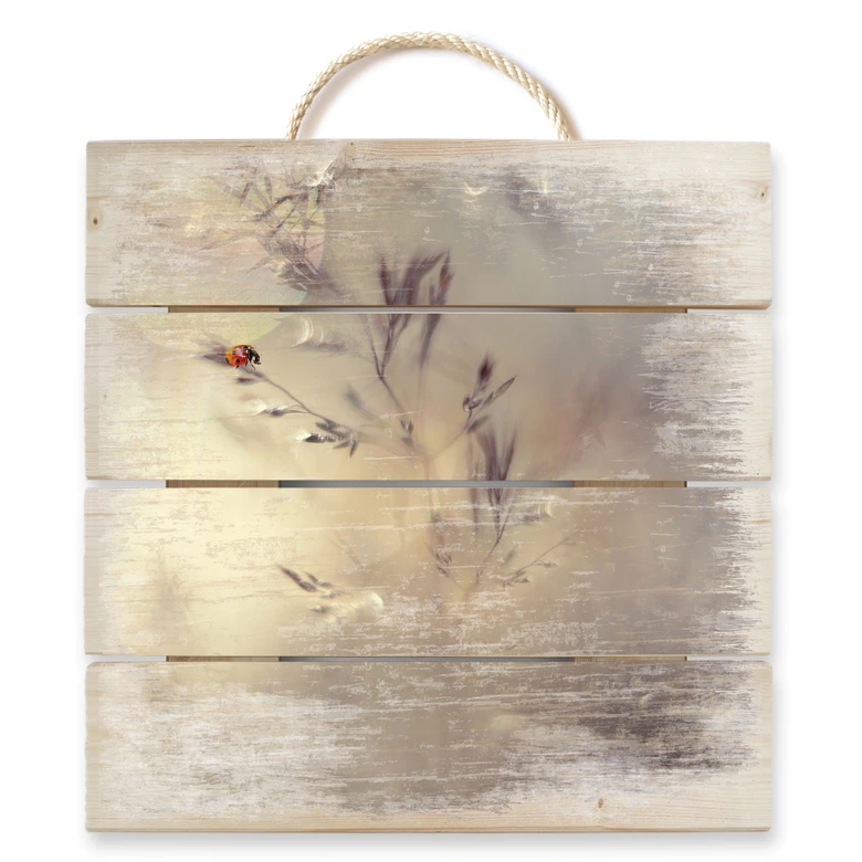 Holzbild Westum - Little Lady - 40x41,5 cm 