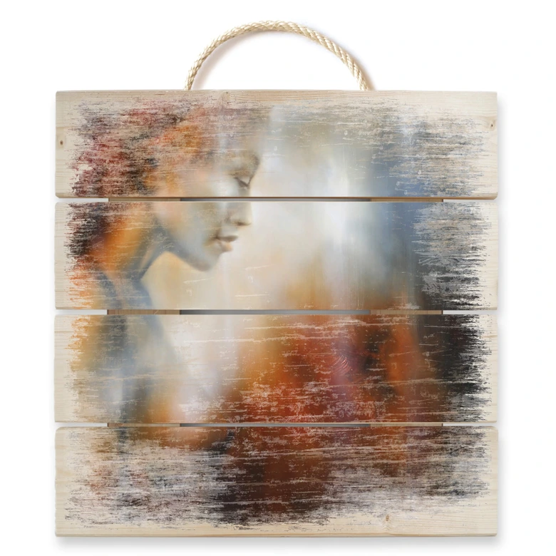 Schmucker Trätavla - Jana - 40x41,5 cm 