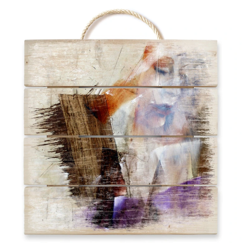 Holzbild Schmucker - Momentaufnahme - 40x41,5 cm 