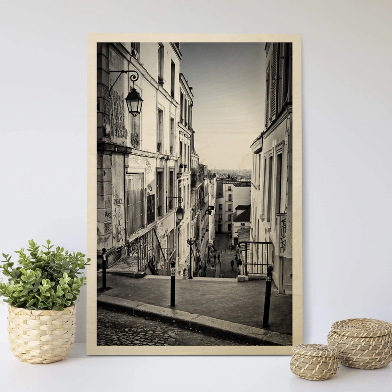 Holzbild Montmartre 