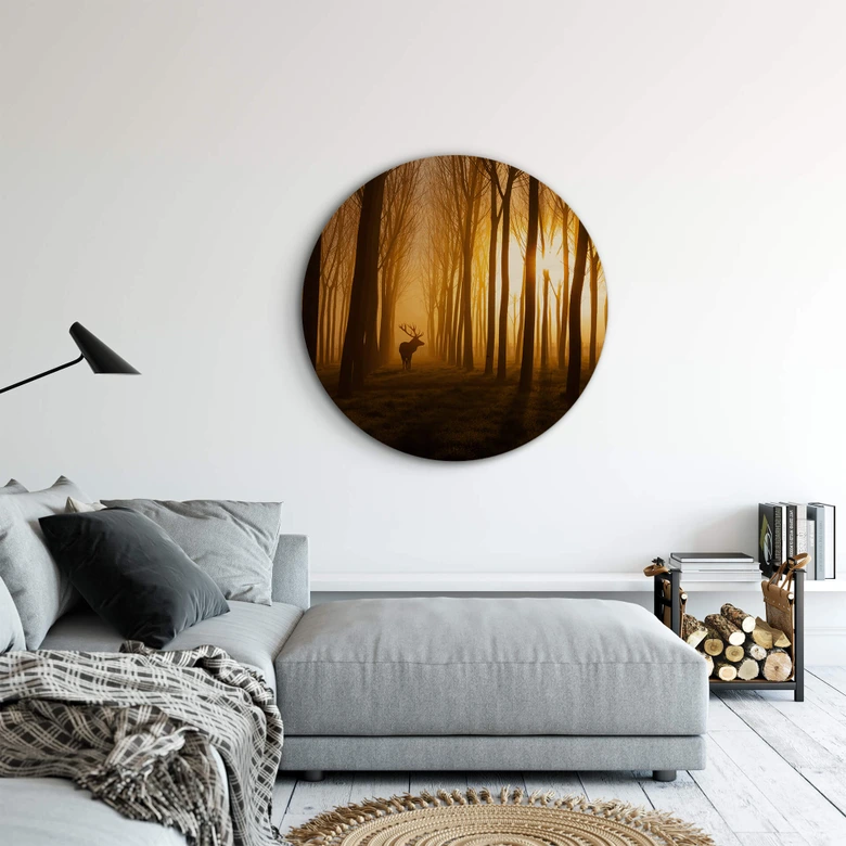 Wandcirkel Hout Norim - Forest Beauty 