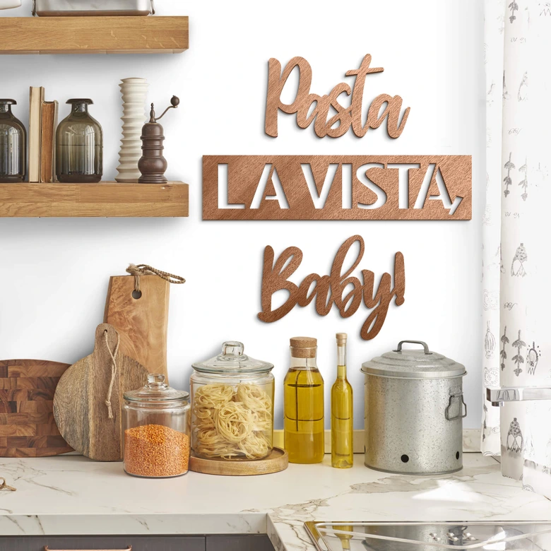 Wood deco Mahogany - Pasta la Vista, Baby 