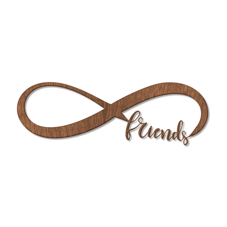 Holzkunst - Unendlich Friends - Mahagoni 