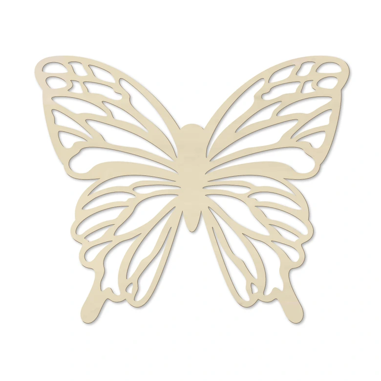 Dekoracja drewniana topola - motyl Isabella 