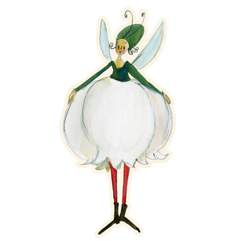 Wandtattoo Leffler - Blütenelfe Mai 