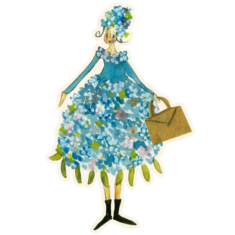 Wandtattoo Leffler - Blütenelfe Juni 