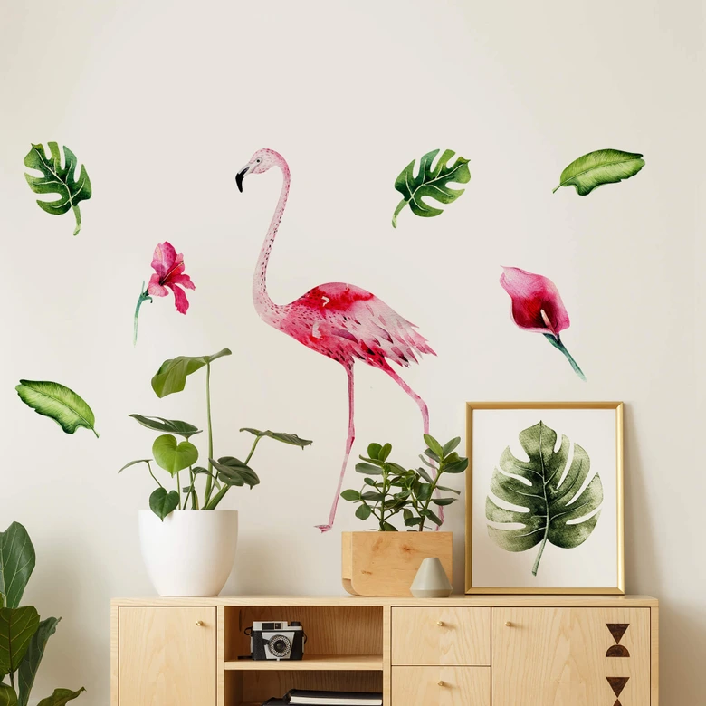 Muursticker Kvilis - Flamingo Set 01 