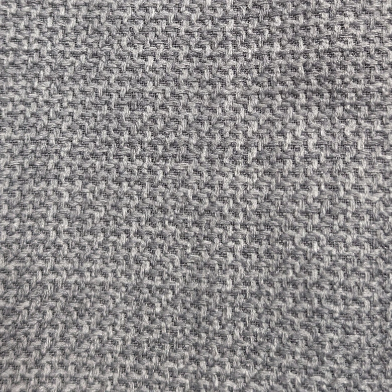 Uni Kissenhülle in silber in 40x40 cm 