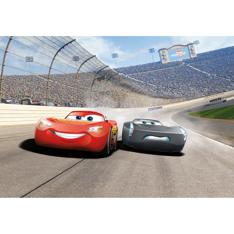 Fototapete Disney Cars 3 Duell 
