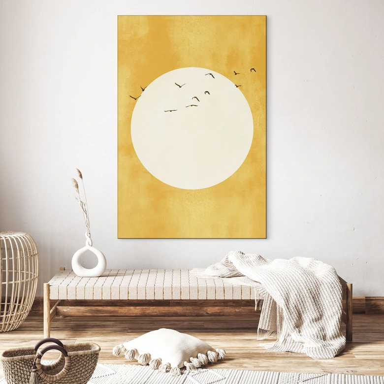 Wandbild Sonnenschein - Kubistika - Alu-Dibond 