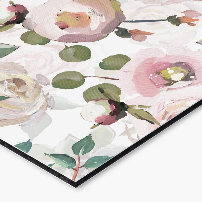 Küchenrückwand UN Designs - Blumen im Gemälde Stil 