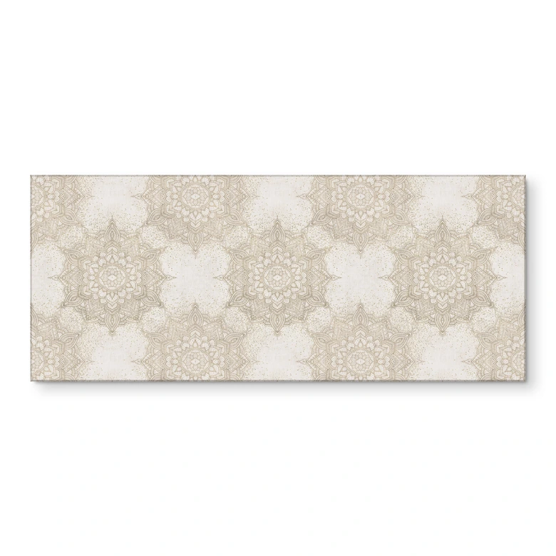 Küchenrückwand Elegantes Mandala in Sandgold - Bloomery Decor 