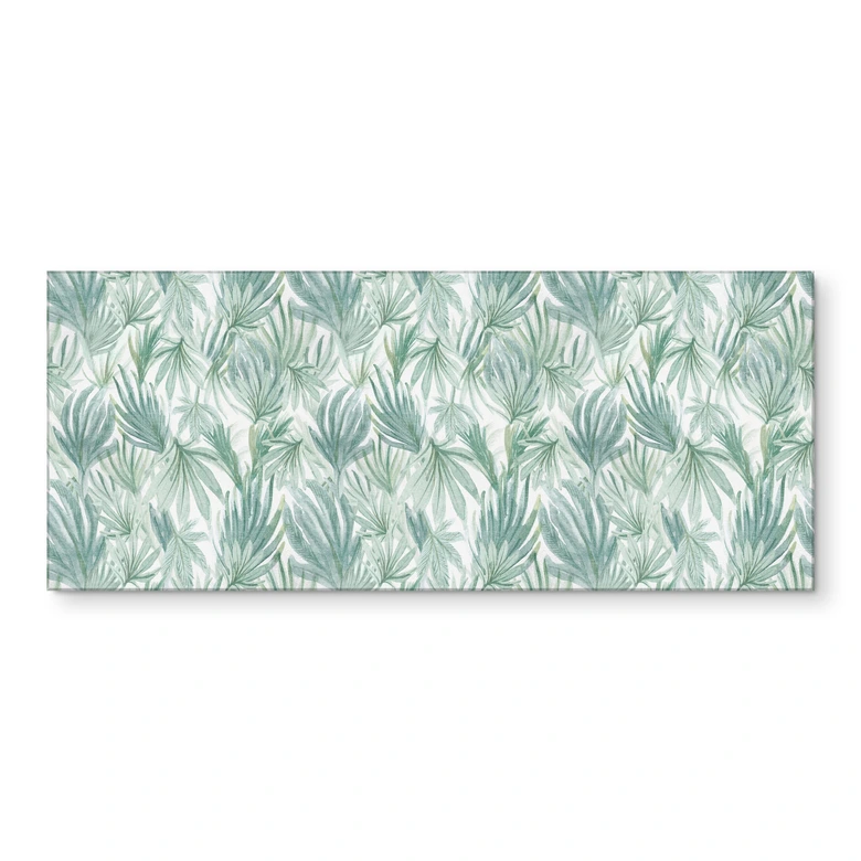 Tropische Küchenrückwand Palmenblätter im Dschungel - Bloomery Decor 