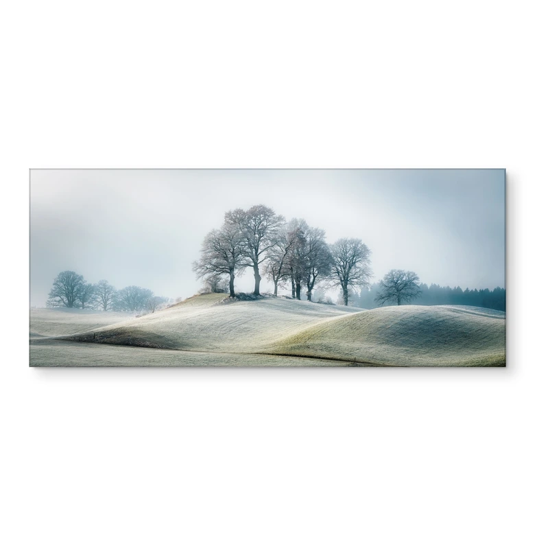 Küchenrückwand Frostige Hügellandschaft - Eisenmann 