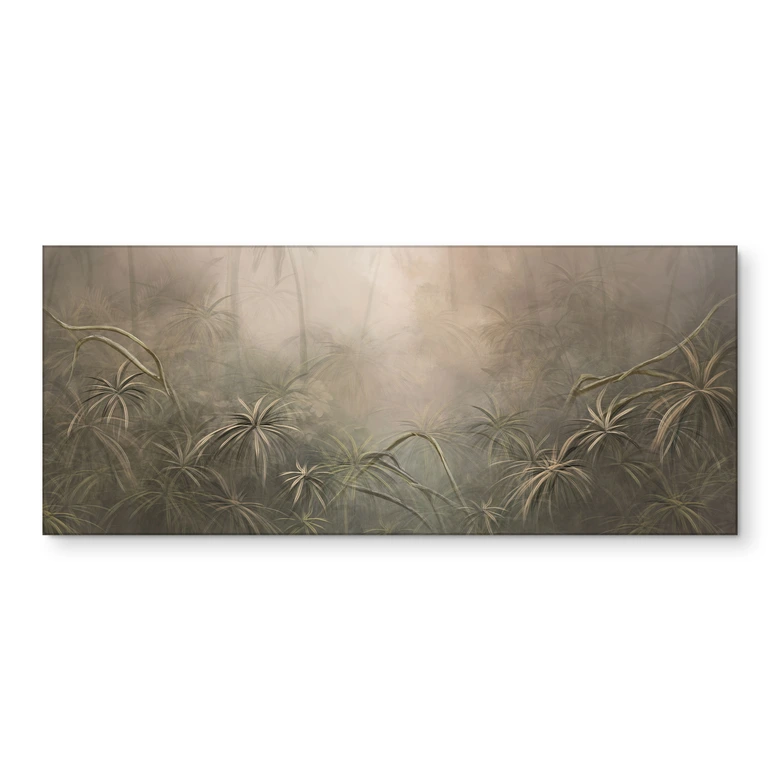 Küchenrückwand Mystischer Regenwald im Nebel - Ms Tiff 