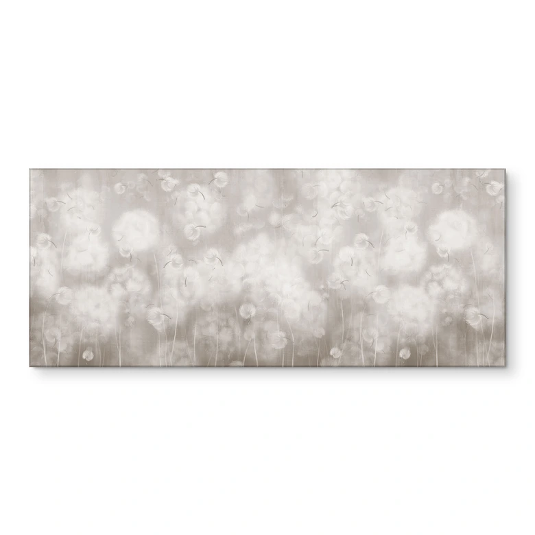 Florale Küchenrückwand Pusteblumen Traum in Beige - Ms Tiff 