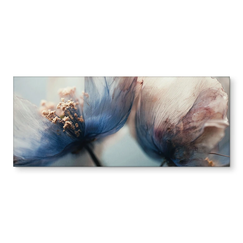 Florale Küchenrückwand Filigrane Trockenblüten im Licht - Treechild 