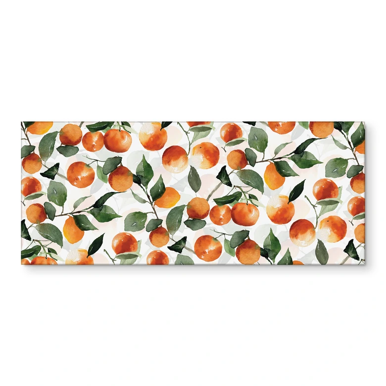 Küchenrückwand Fruchtige Mandarinen - UN Designs 