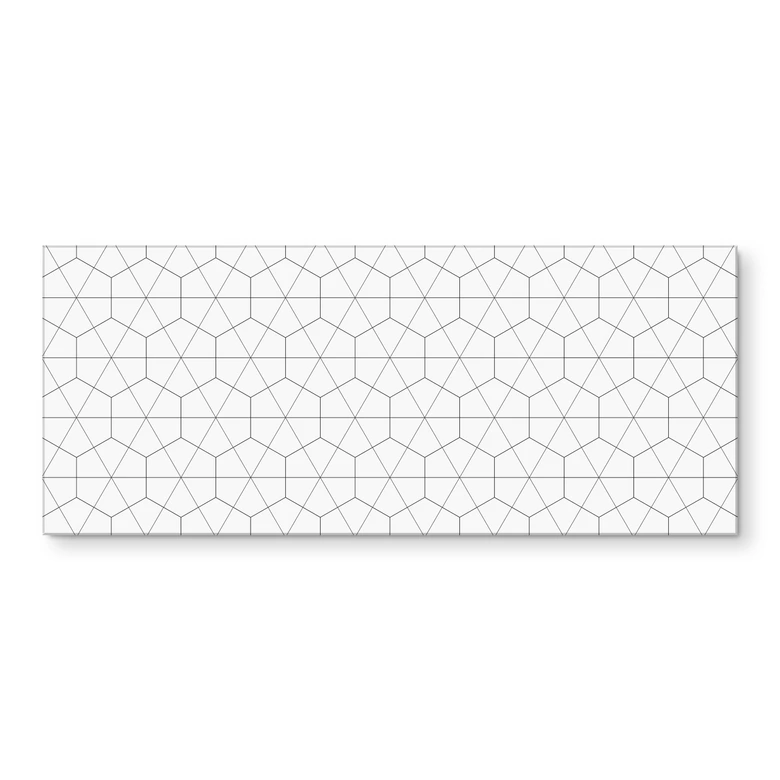 Küchenrückwand Hexagone 