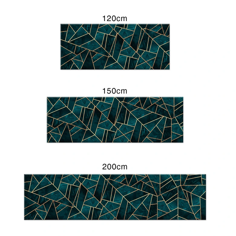 Küchenrückwand Fredriksson - Blau-grüner Edelstein 