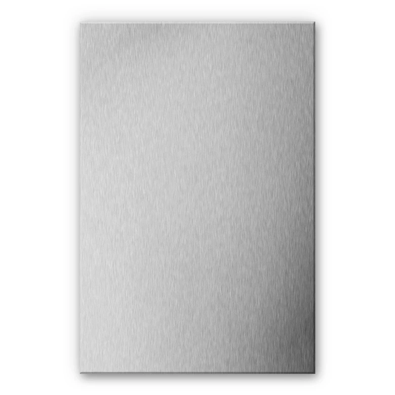 Spritzschutz Alu-Dibond-Silber - hochkant 