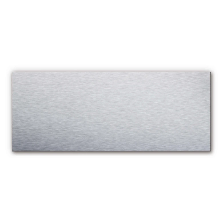 Spritzschutz Alu-Dibond-Silber - Panorama 