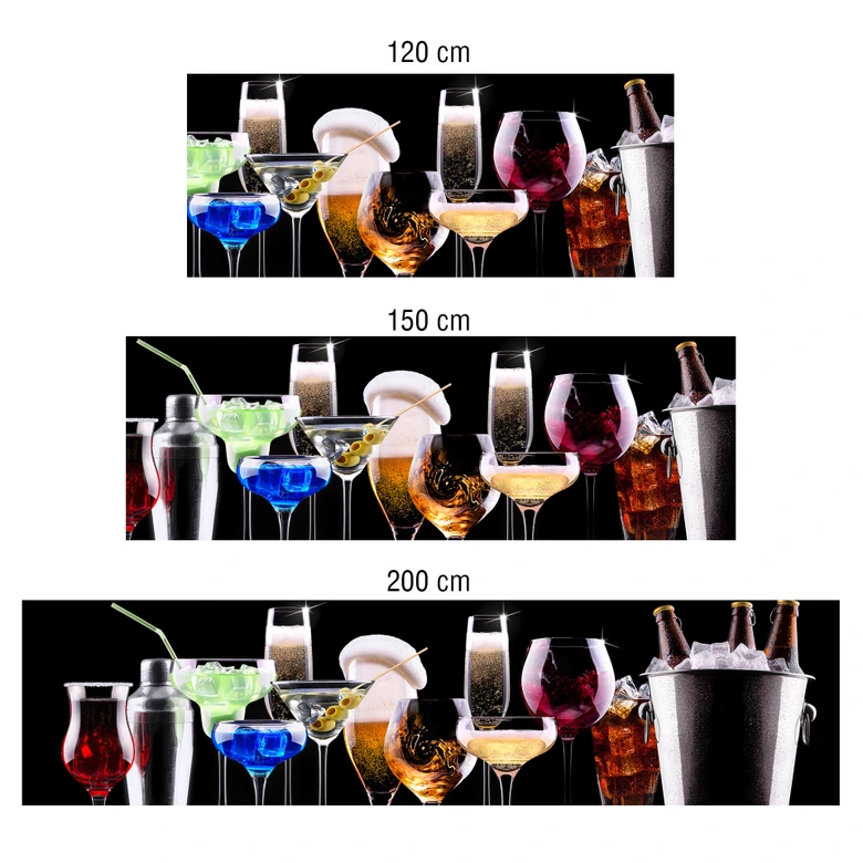 Küchenrückwand - Alu-Dibond - Cocktail Feeling 