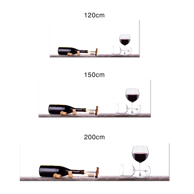 Küchenrückwand - Open a wine bottle 