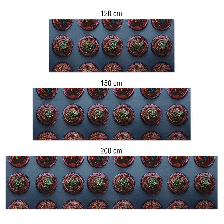 Keukenachterwand - Alu-Dibond Zilver - Birthday Muffins 