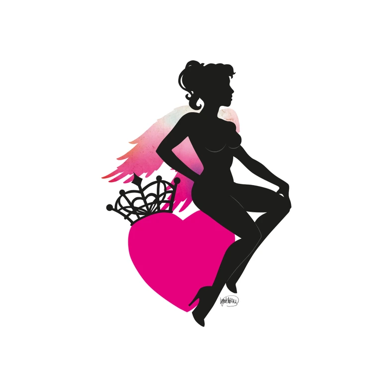 LA Ink Good Girl Wall sticker 