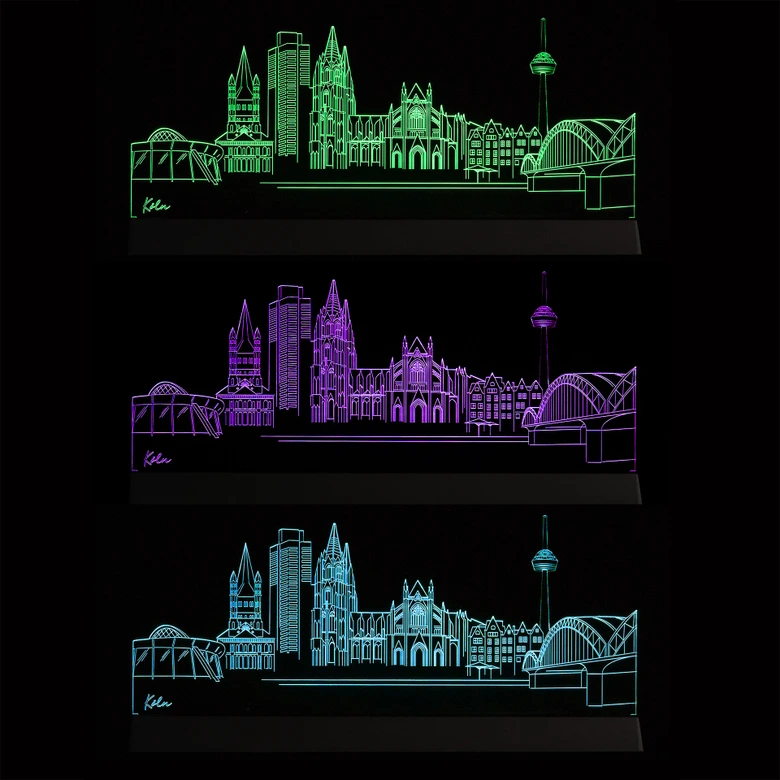 LED Skyline Köln 