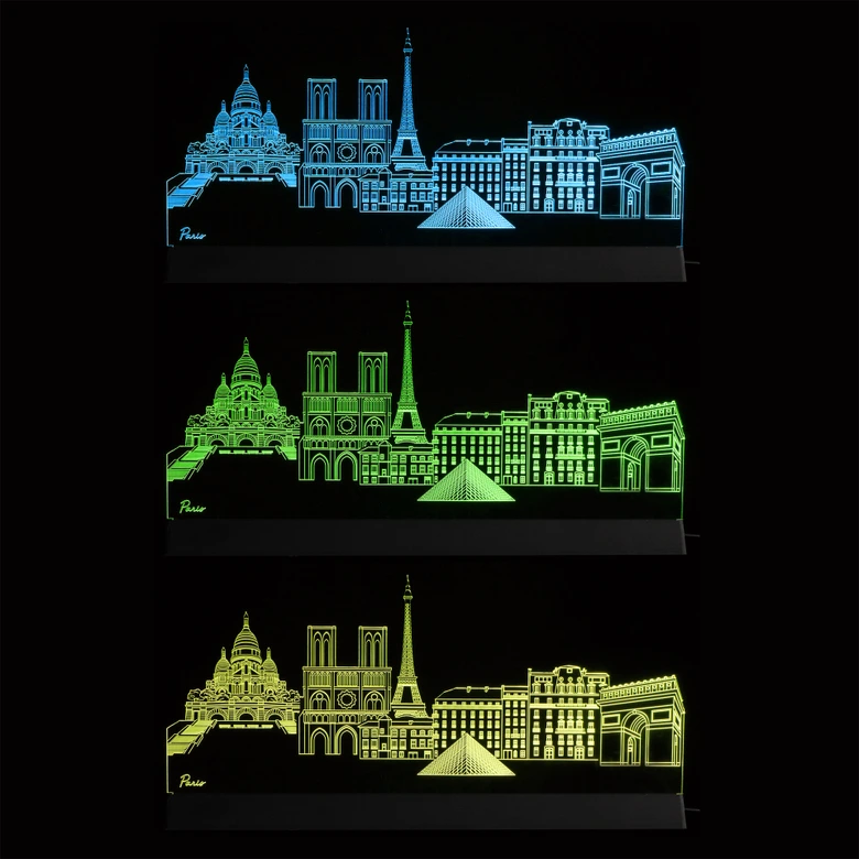 LED Skyline Paris 