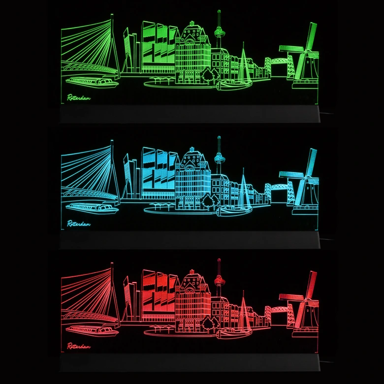 LED Skyline Rotterdam 