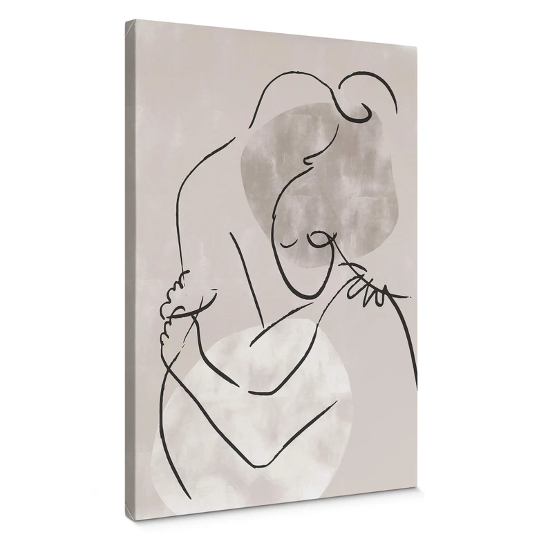 Lienzo 1X Studio - El Abrazo 